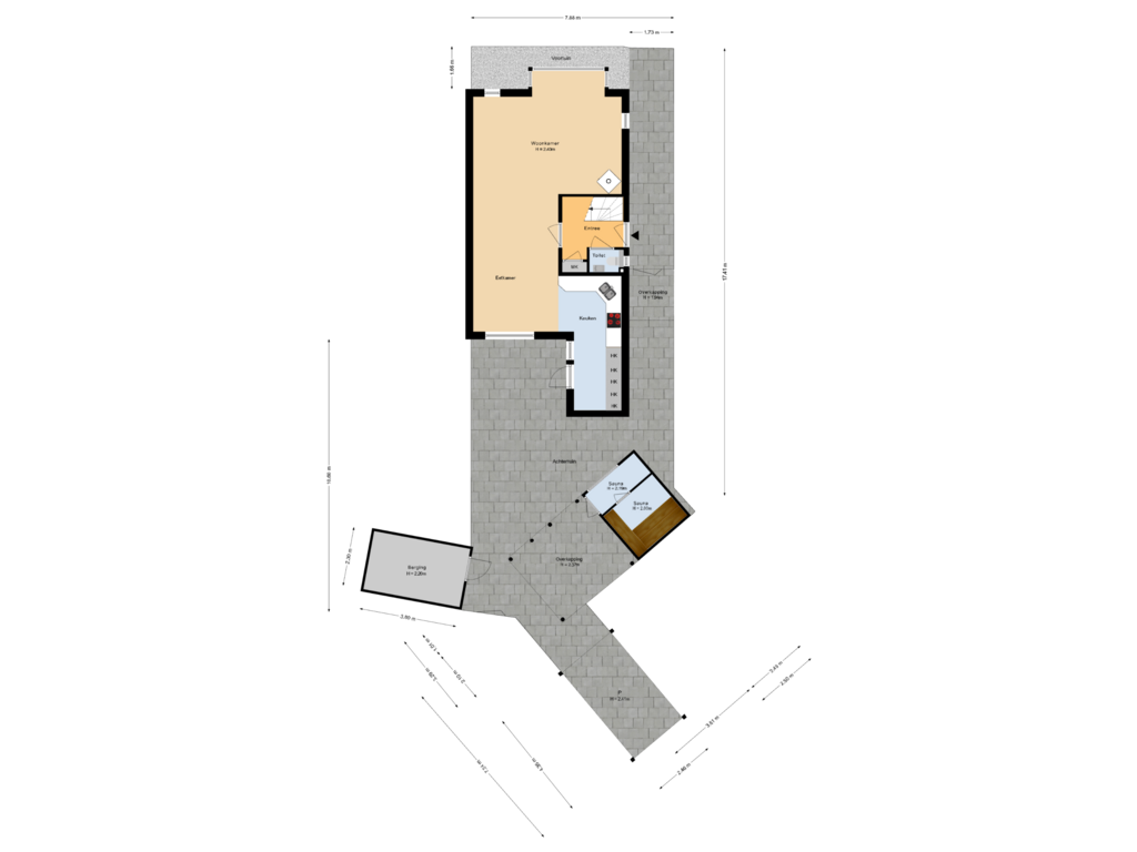 View floorplan of Situatie of Centraalspoor 3