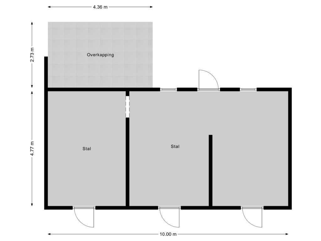 View floorplan of Stal of Zwolseweg 86