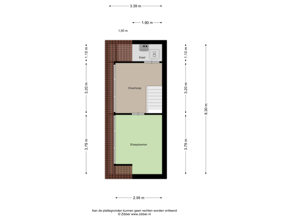 Bekijk plattegrond van Tweede verdieping van Saltshof 1225