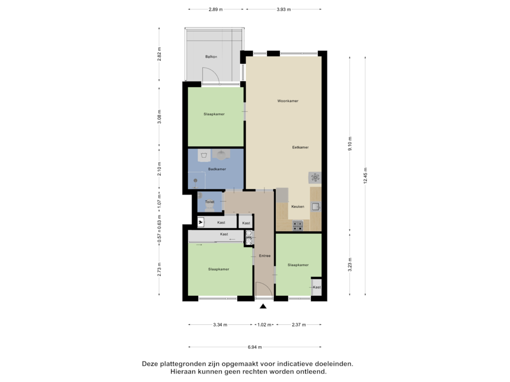 Bekijk plattegrond van Appartement van Sara Burgerhartsingel 351