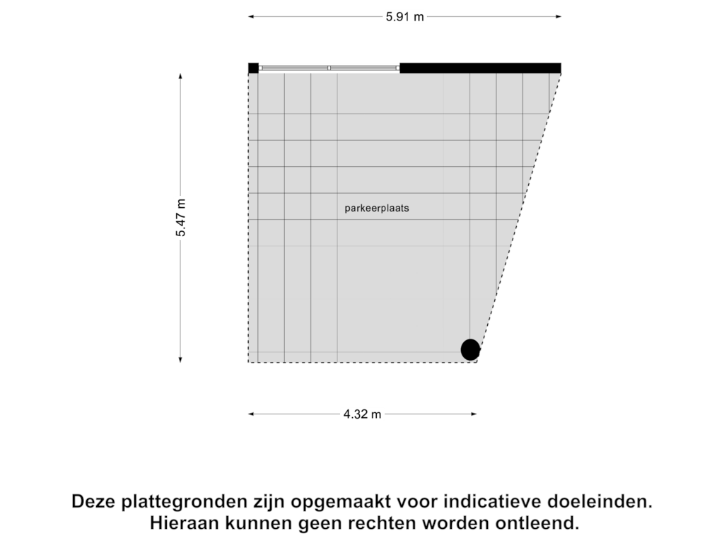 Bekijk plattegrond van Parkeerplaats van Sara Burgerhartsingel 351