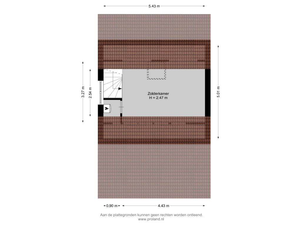 Bekijk plattegrond van 2e Verdieping van Sleedoorn 9