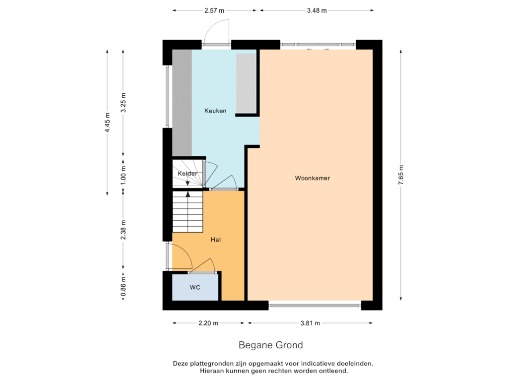 Bekijk plattegrond van Begane Grond van Haammakersdreef 12