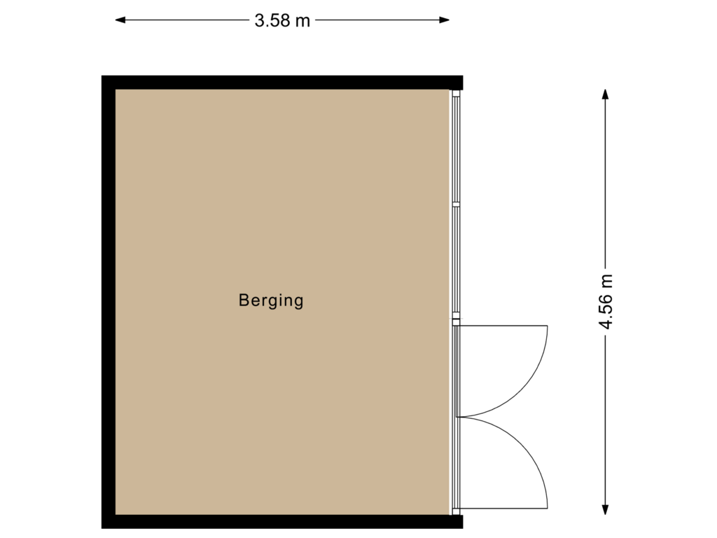 Bekijk plattegrond van Berging van Allee 11-A