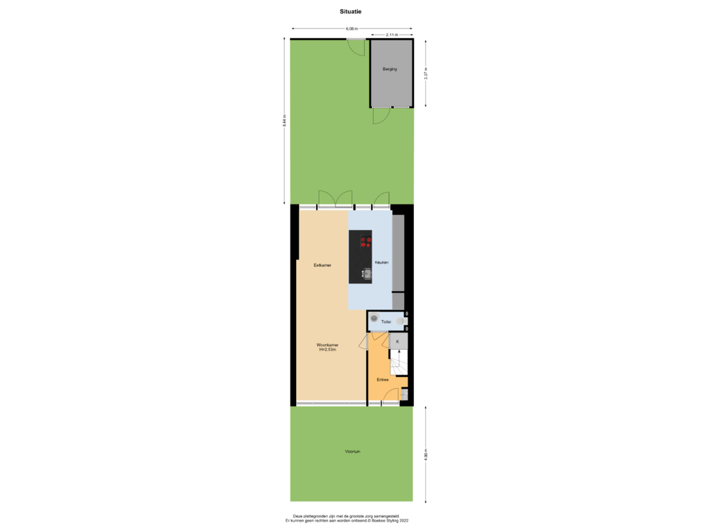 Bekijk plattegrond van Situatie van Engelandlaan 171