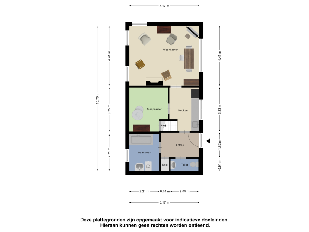 View floorplan of Begane grond of Oudelandsedijk 67