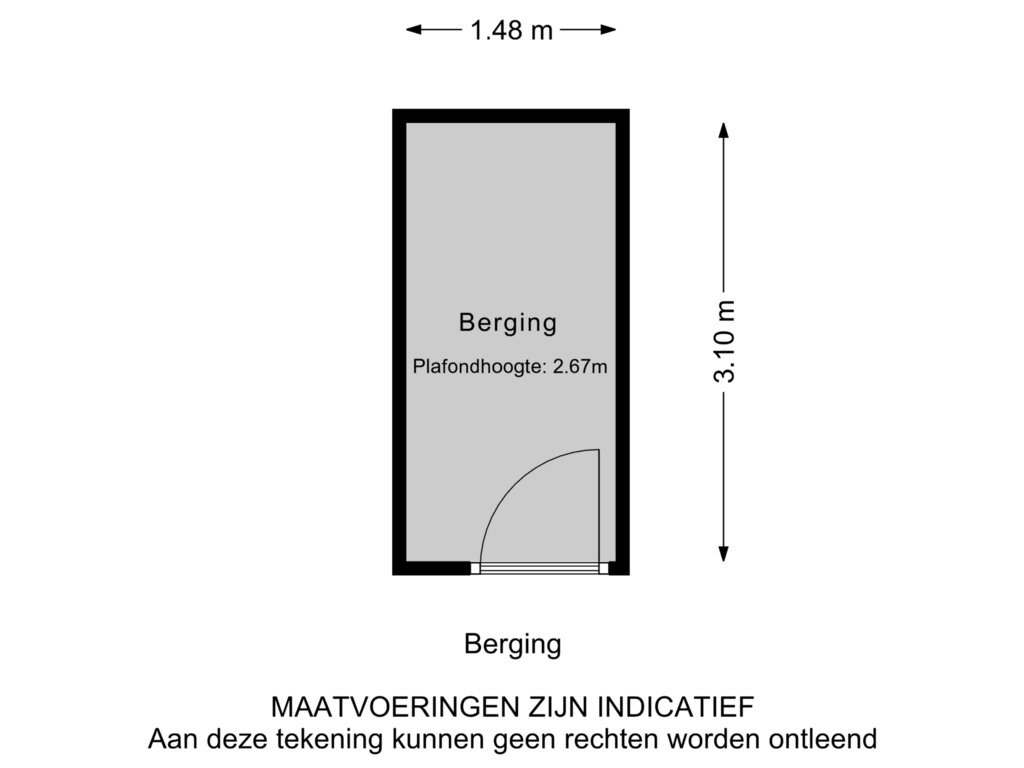 Bekijk plattegrond van Berging van Overkampweg 285