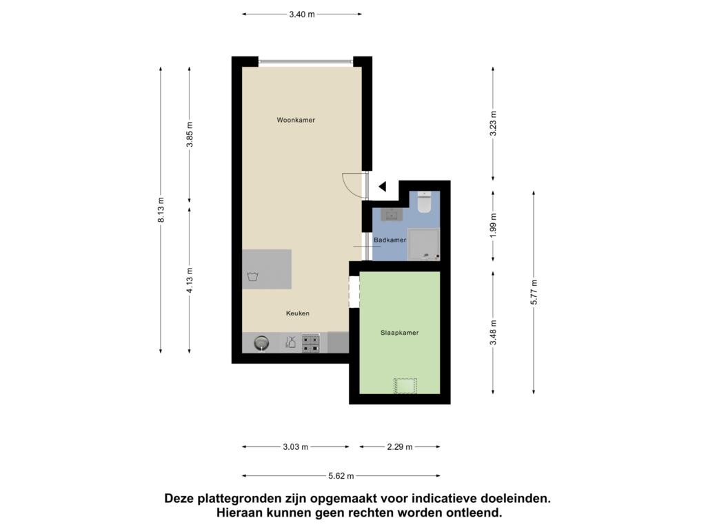 Bekijk plattegrond van Appartement van Scheldestraat 86