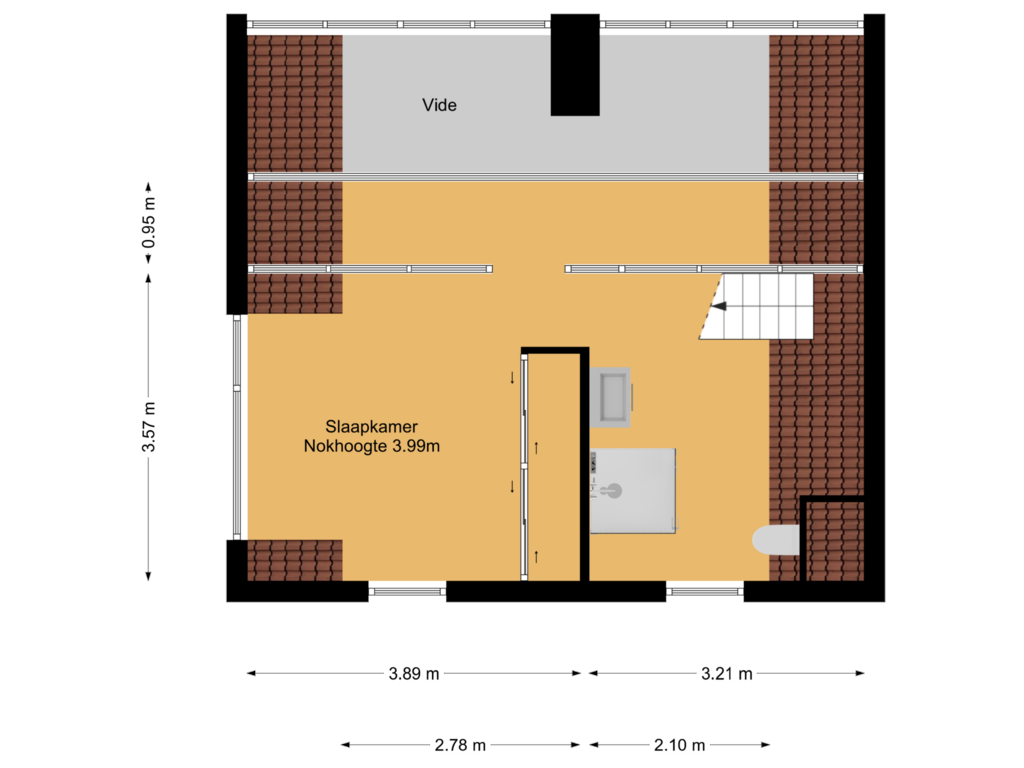 Bekijk plattegrond van 1e verdieping van Rading 10-18