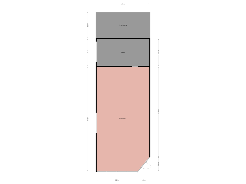 Bekijk plattegrond van Schuur/Bedrijfhal van Industrieweg 30