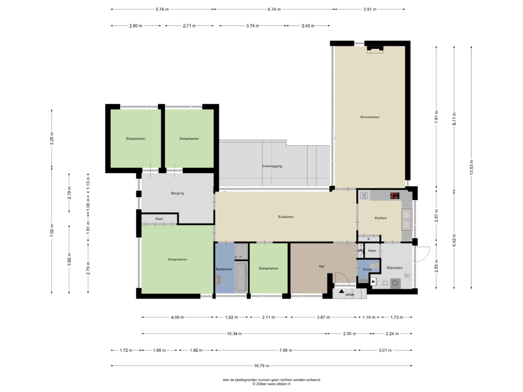 View floorplan of Begane Grond of Snelliusstraat 9