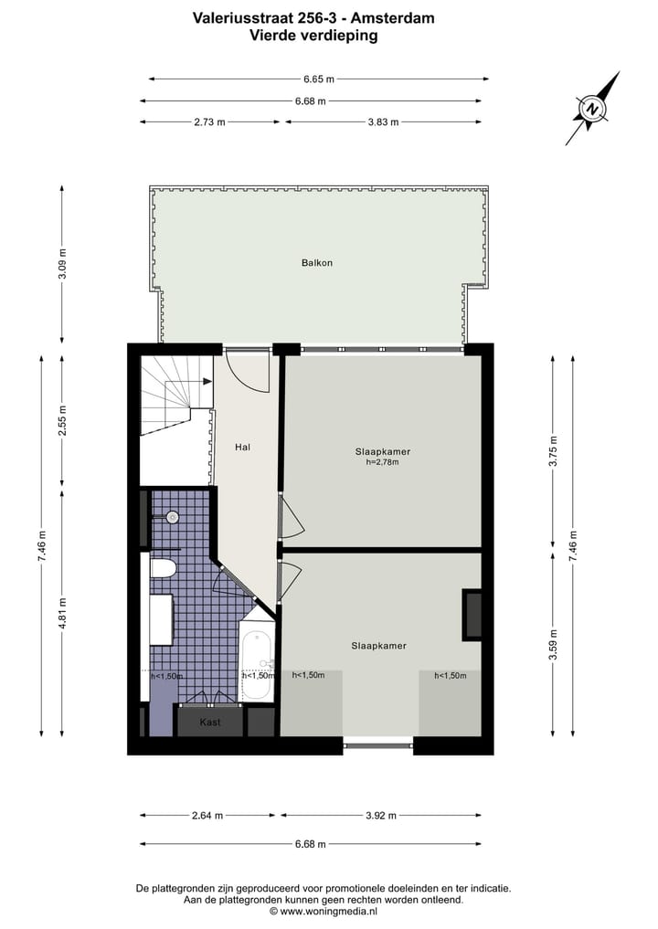 Foto 37 van Valeriusstraat 256-3