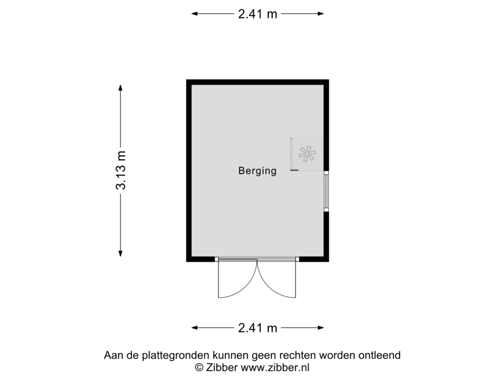 Bekijk plattegrond van Berging van Pijlstaart 48