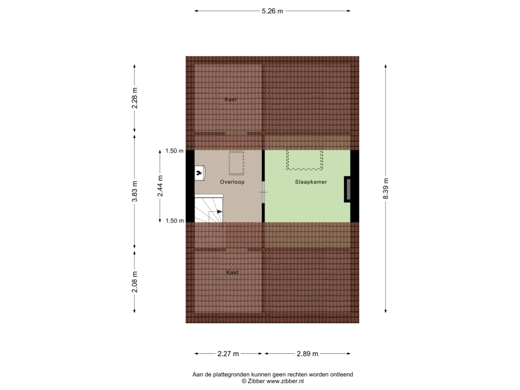 Bekijk plattegrond van Derde Verdieping van St Adrianusstraat 19