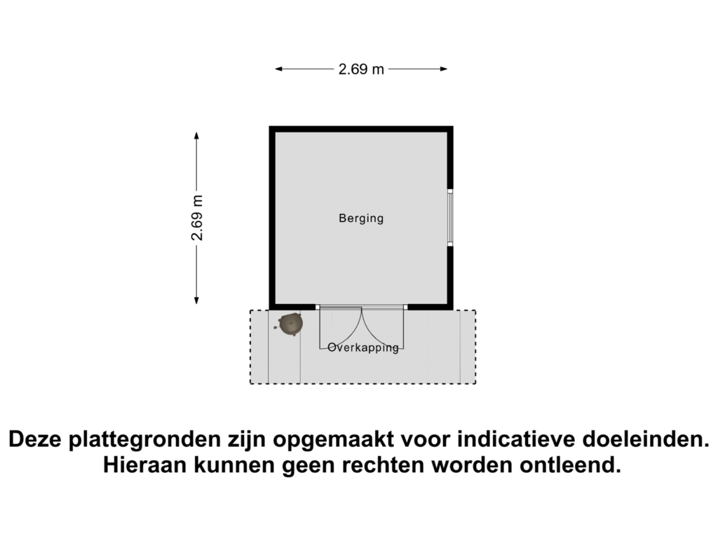 Bekijk plattegrond van Berging van De Stelle 29