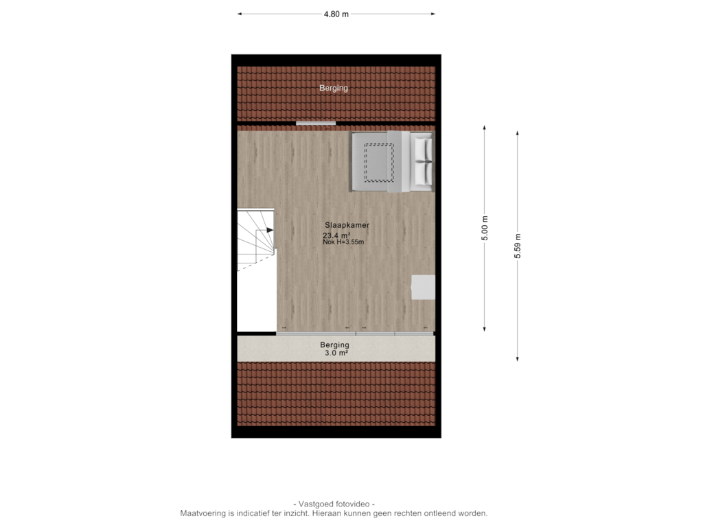 Bekijk plattegrond van 2e verdieping van Reebaan 10