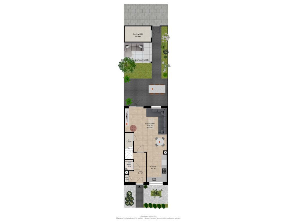 Bekijk plattegrond van Tuin van Reebaan 10