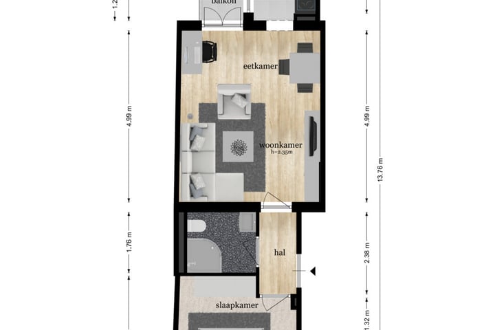 Bekijk foto 16 van Eerste Weteringdwarsstraat 44-D