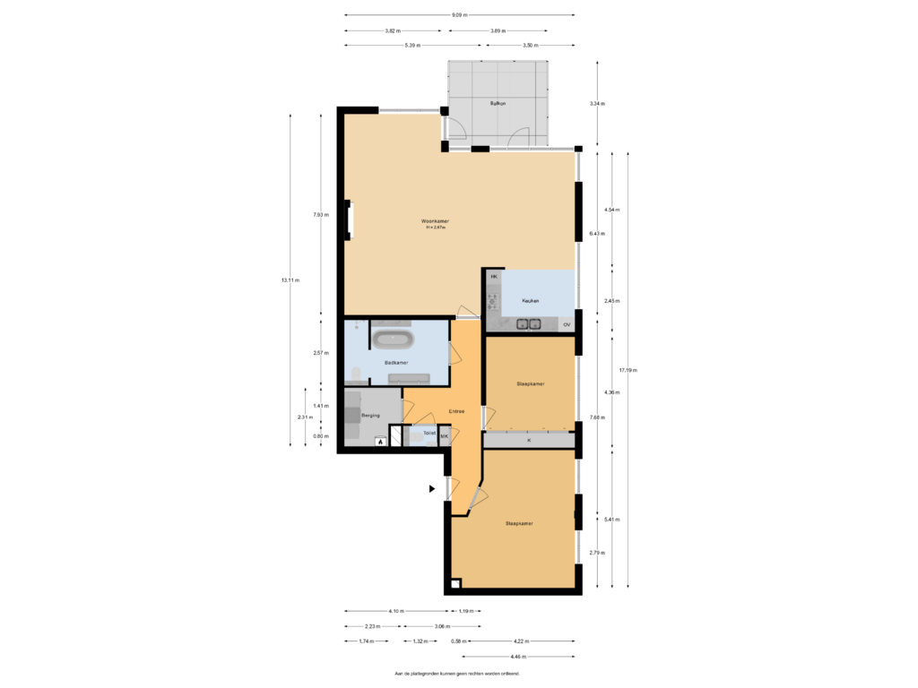 Bekijk plattegrond van Appartement van Monta Rosa 44