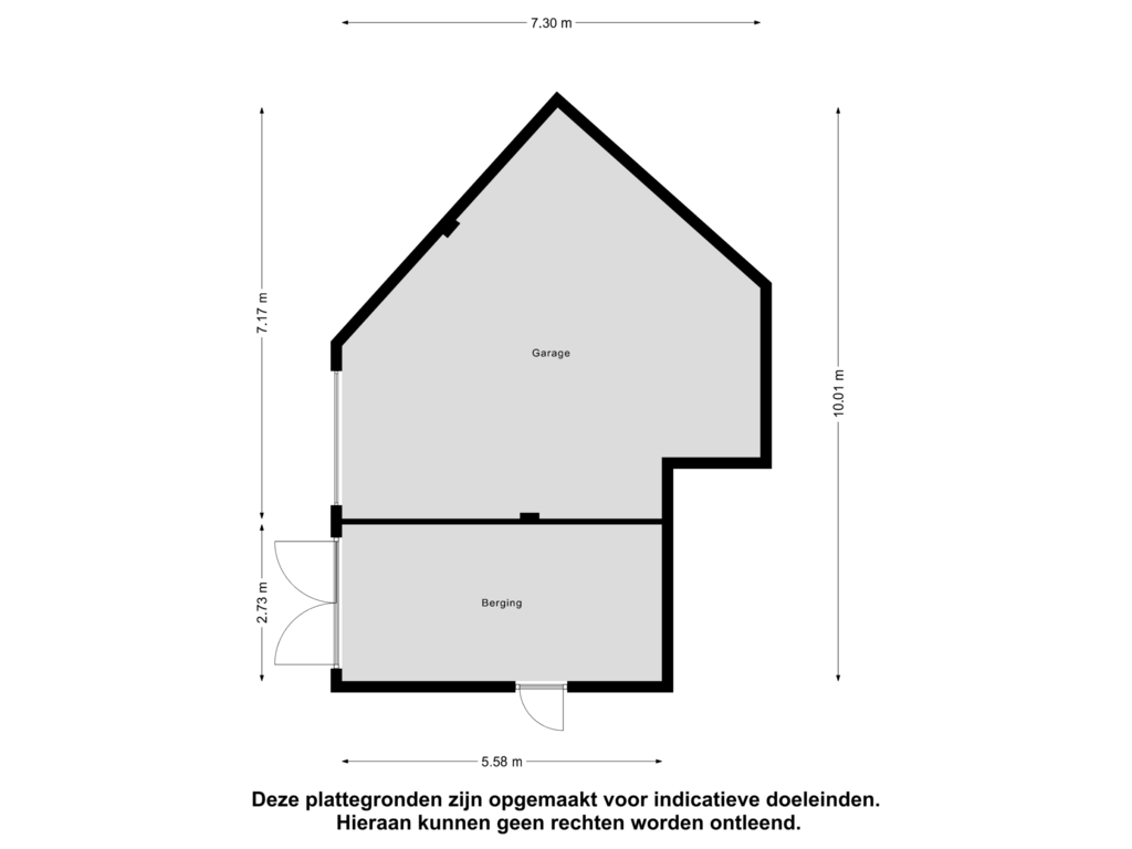 Bekijk plattegrond van Garage van Gladiolenlaan 17