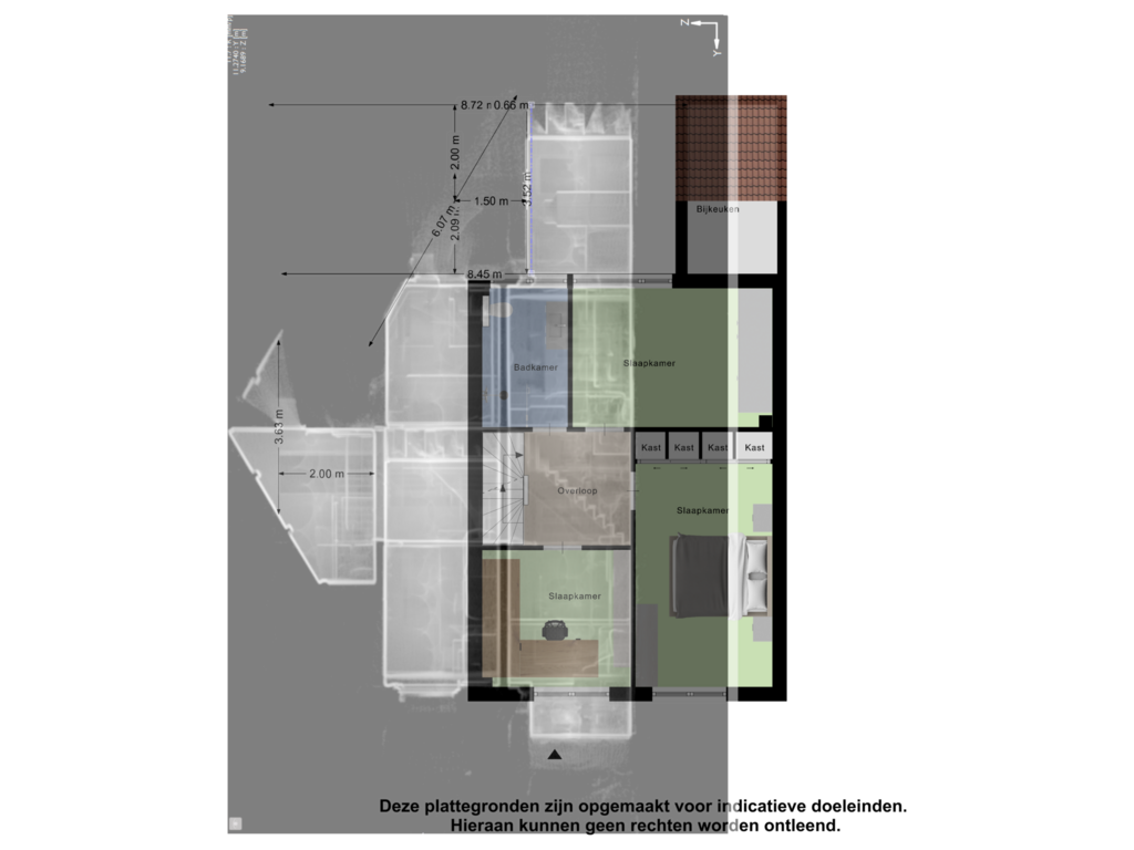 Bekijk plattegrond van roof 1 van Gladiolenlaan 17