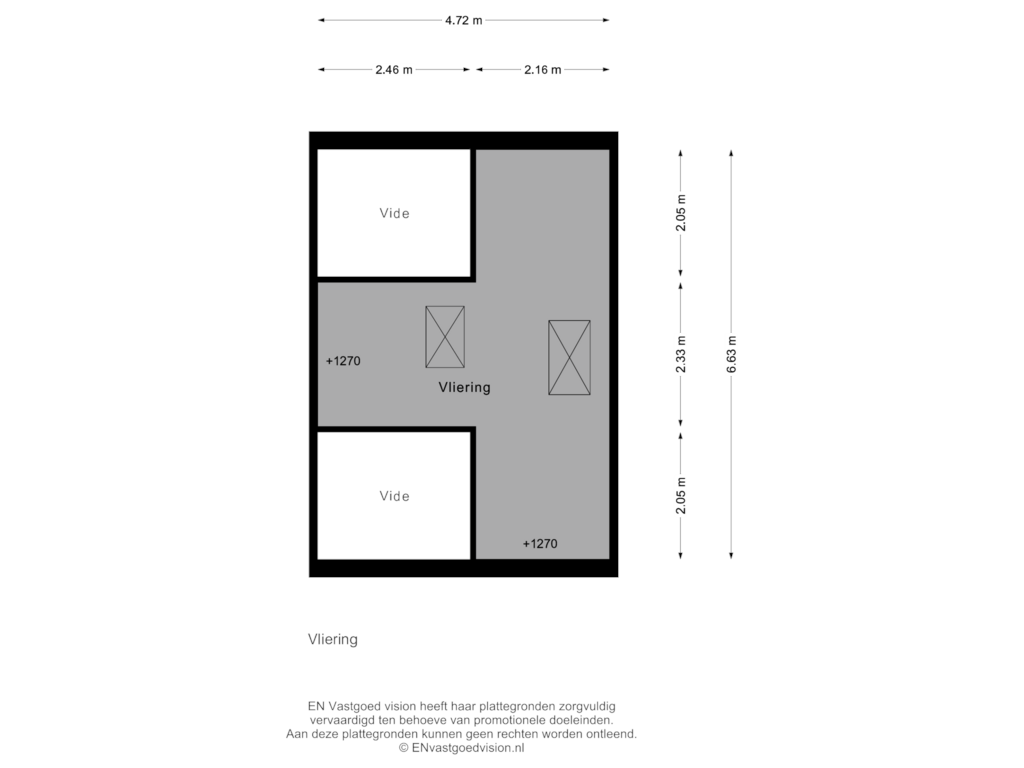 View floorplan of Vliering of Akkerland 28