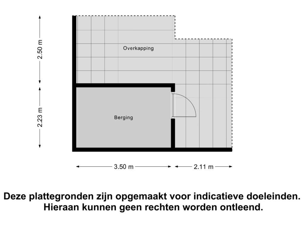 Bekijk plattegrond van Berging van De Gaullesingel 46