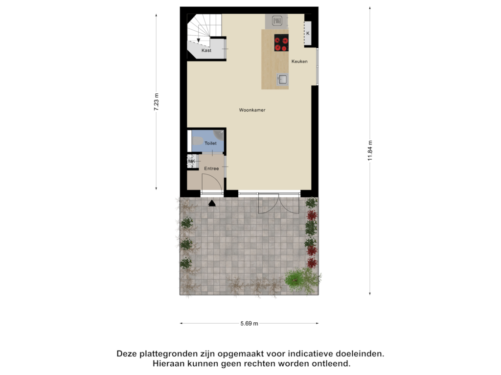 Bekijk plattegrond van Begane Grond Tuin van Oostenburg 2