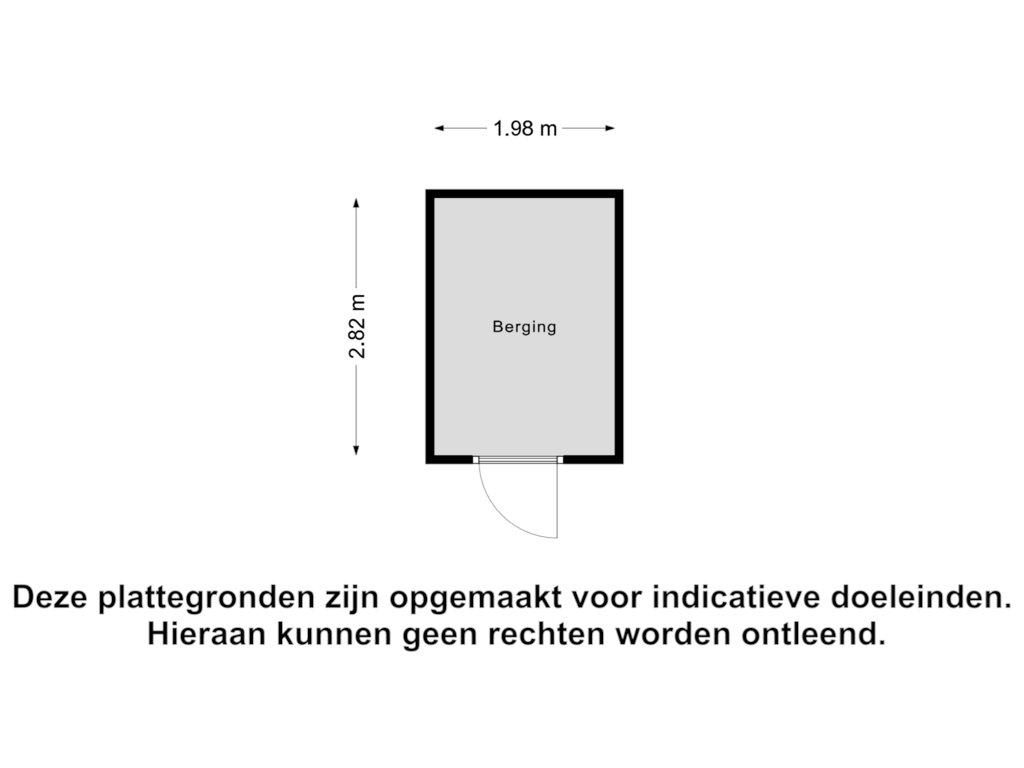 Bekijk plattegrond van Berging van Oostenburg 2