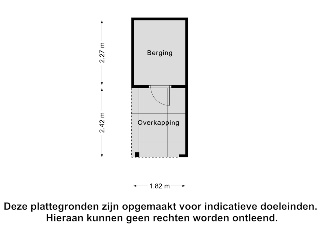 Bekijk plattegrond van Berging van Kremersheerd 85