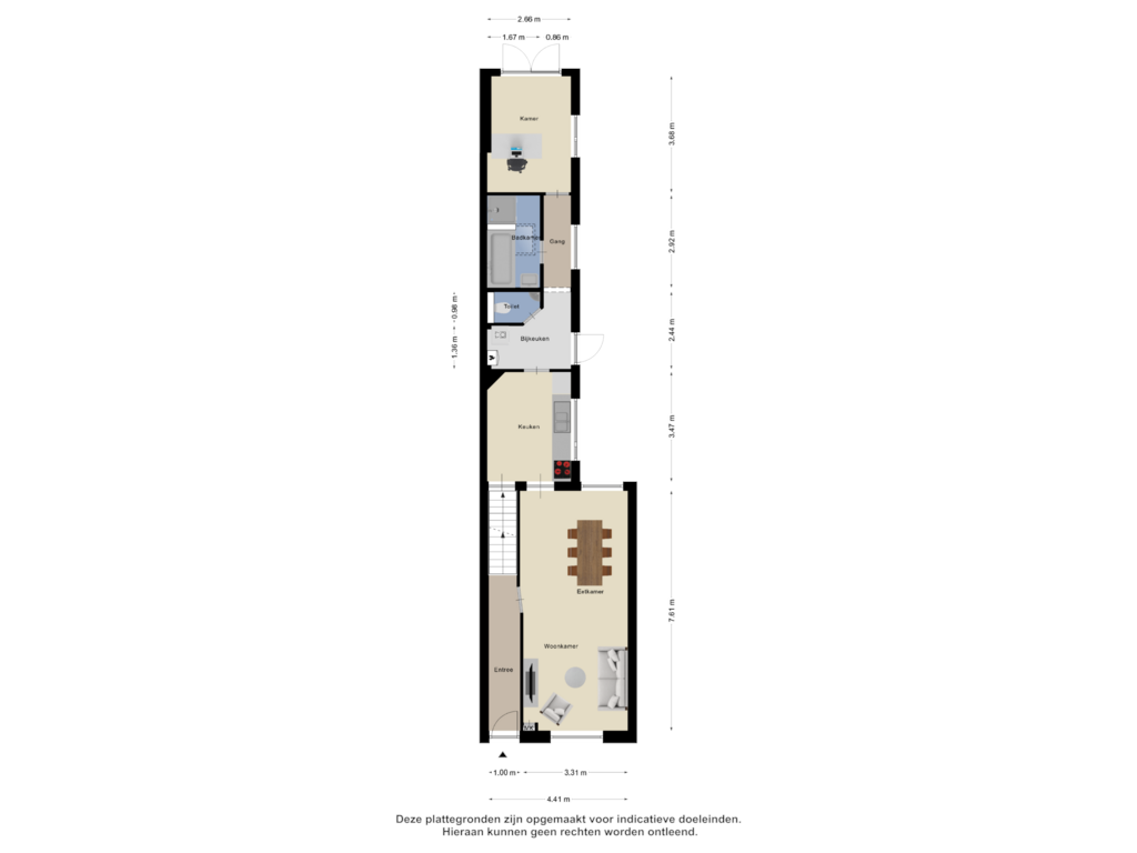 Bekijk plattegrond van Begane Grond van Torenstraat 55