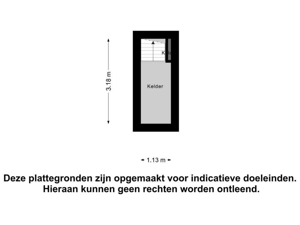 Bekijk plattegrond van Kelder van Torenstraat 55