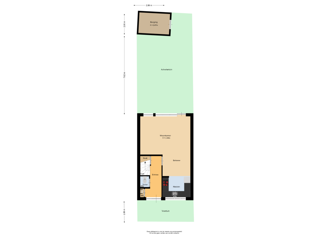 Bekijk plattegrond van Situatie van Wilhelmina Hofman-Pootstraat 46