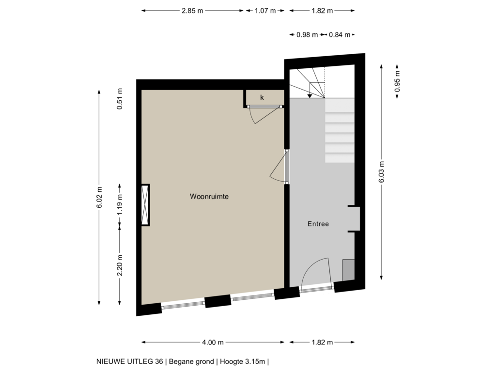 Bekijk plattegrond van Begane grond van Nieuwe Uitleg 36