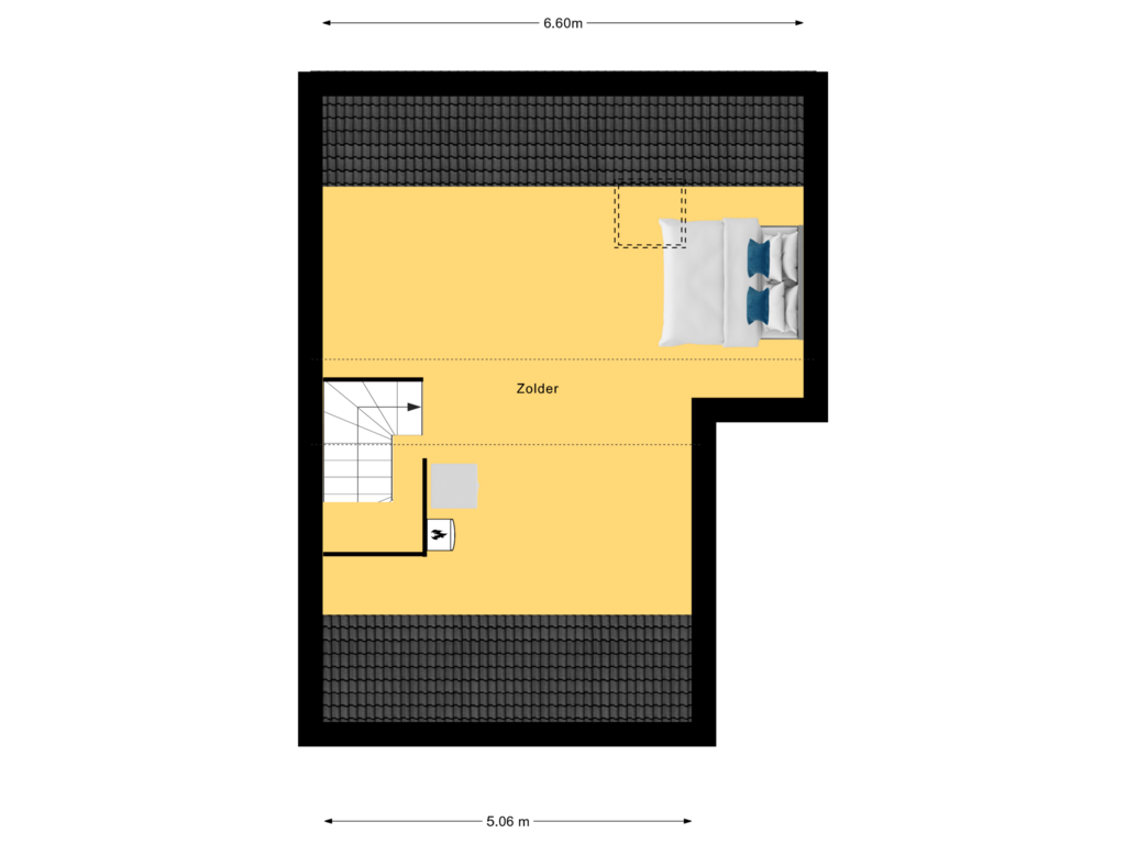 View floorplan of 2e Verdieping of Kloesenkamp 11