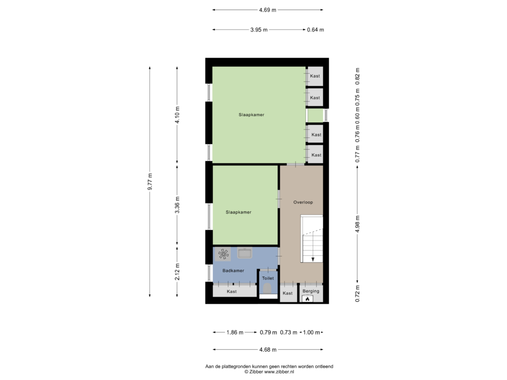 Bekijk plattegrond van Eerste Verdieping van Dorpsstraat 41