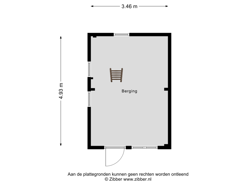 Bekijk plattegrond van Berging van Batterij 12