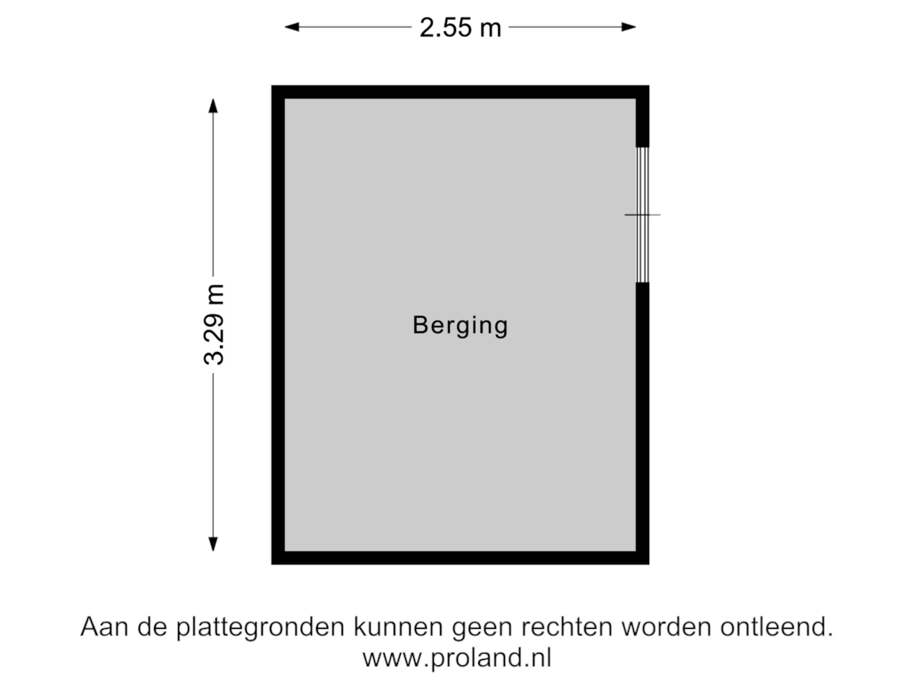 Bekijk plattegrond van Berging van Keizerskroon 126