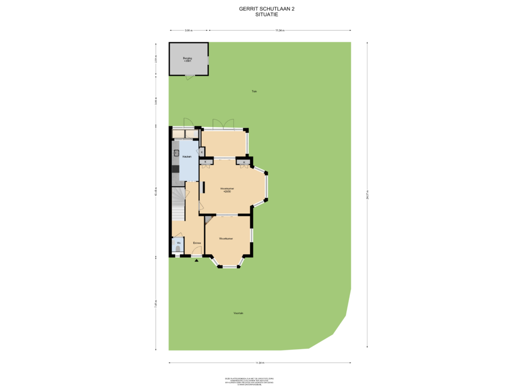 Bekijk plattegrond van Situatie van Gerrit Schutlaan 2