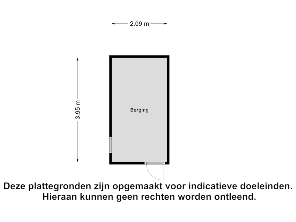 Bekijk plattegrond van Berging van Kastanjelaan 19