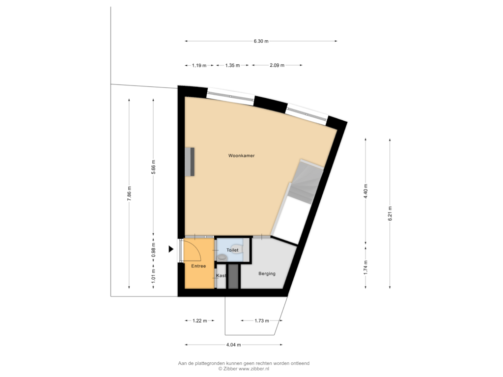 Bekijk plattegrond van Begane Grond van Bordeslaan 404