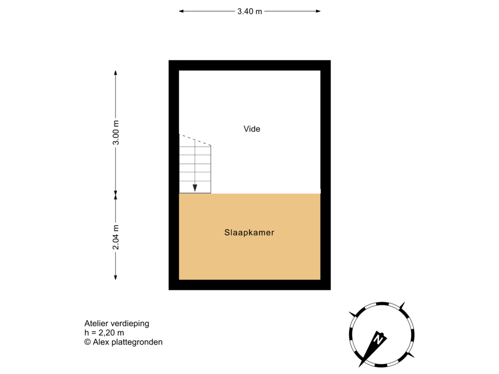 Bekijk plattegrond van Begane grond van Bloemcamplaan 55