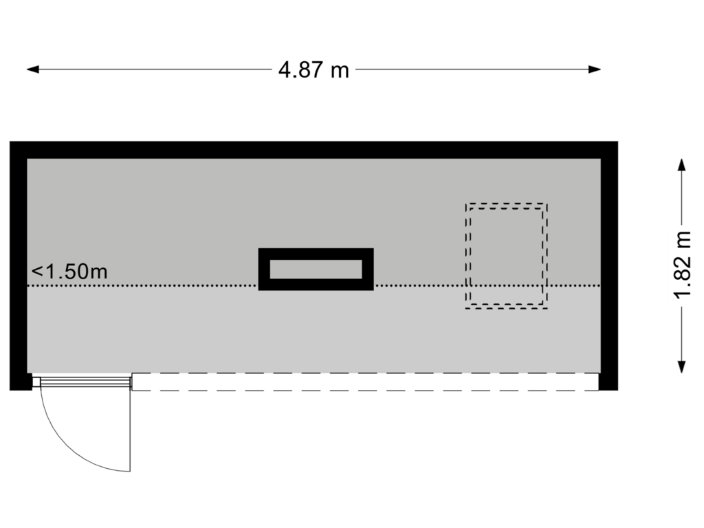 Bekijk plattegrond van Berging 1 van Scheltemaweg 48