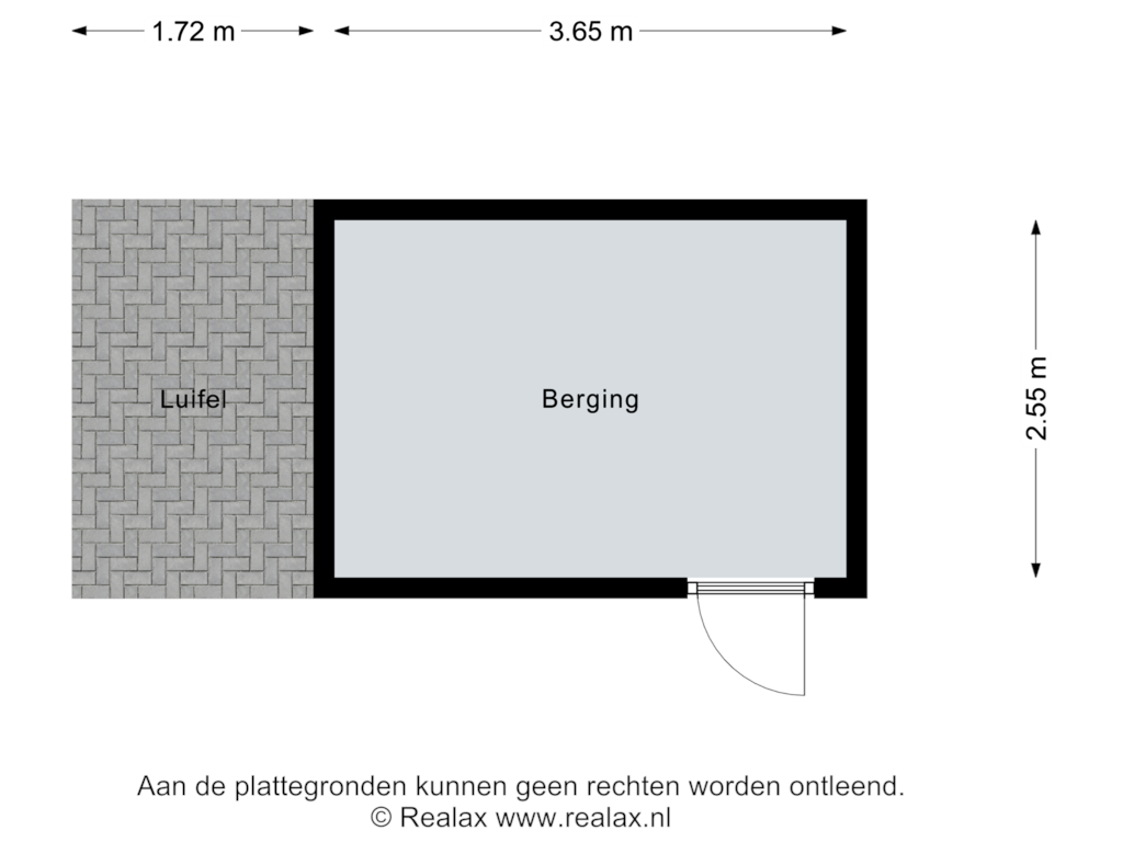 Bekijk plattegrond van Berging van Koestraat 16