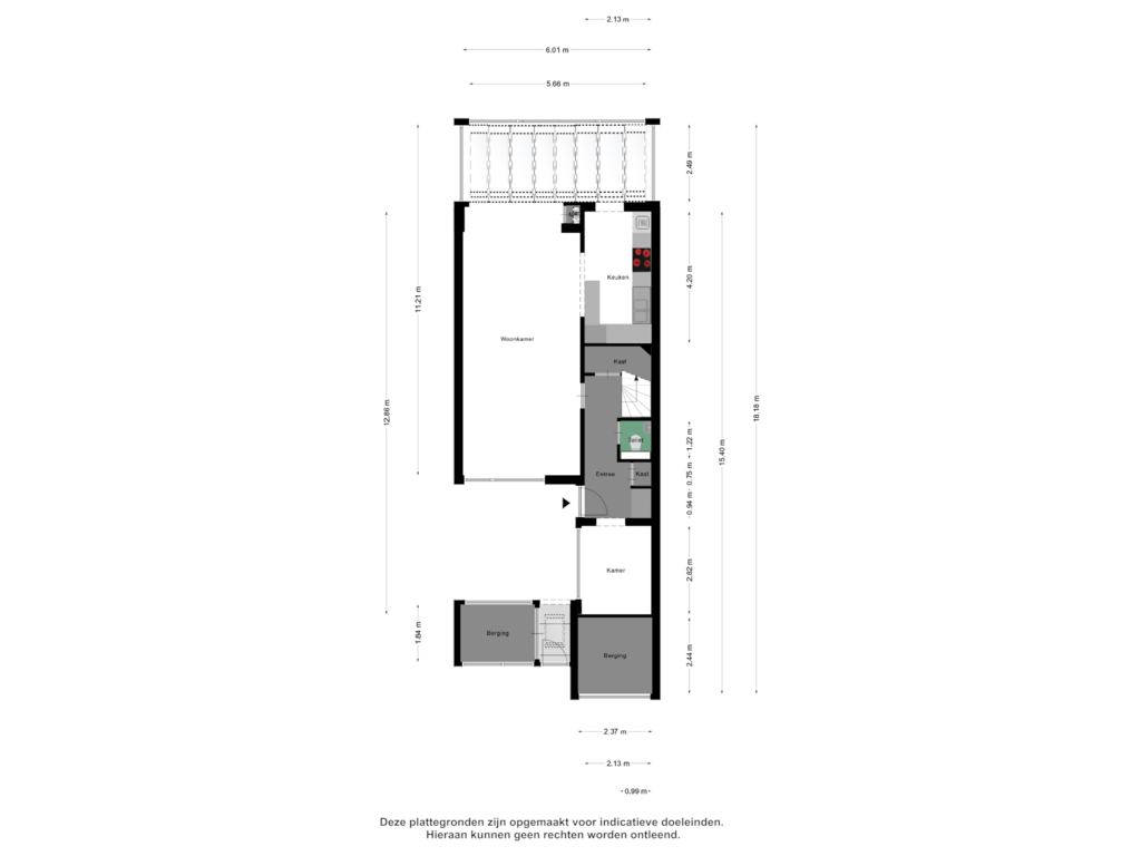 Bekijk plattegrond van Begane Grond van Rietmeent 21