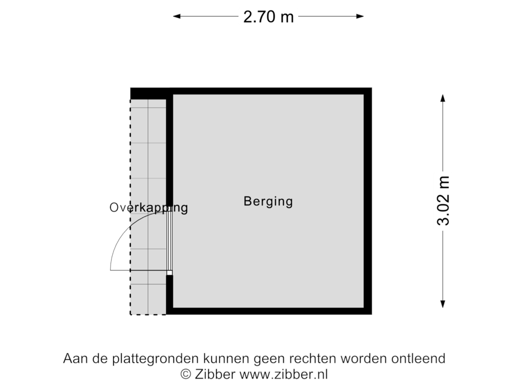 View floorplan of Berging of Slotermeer 29