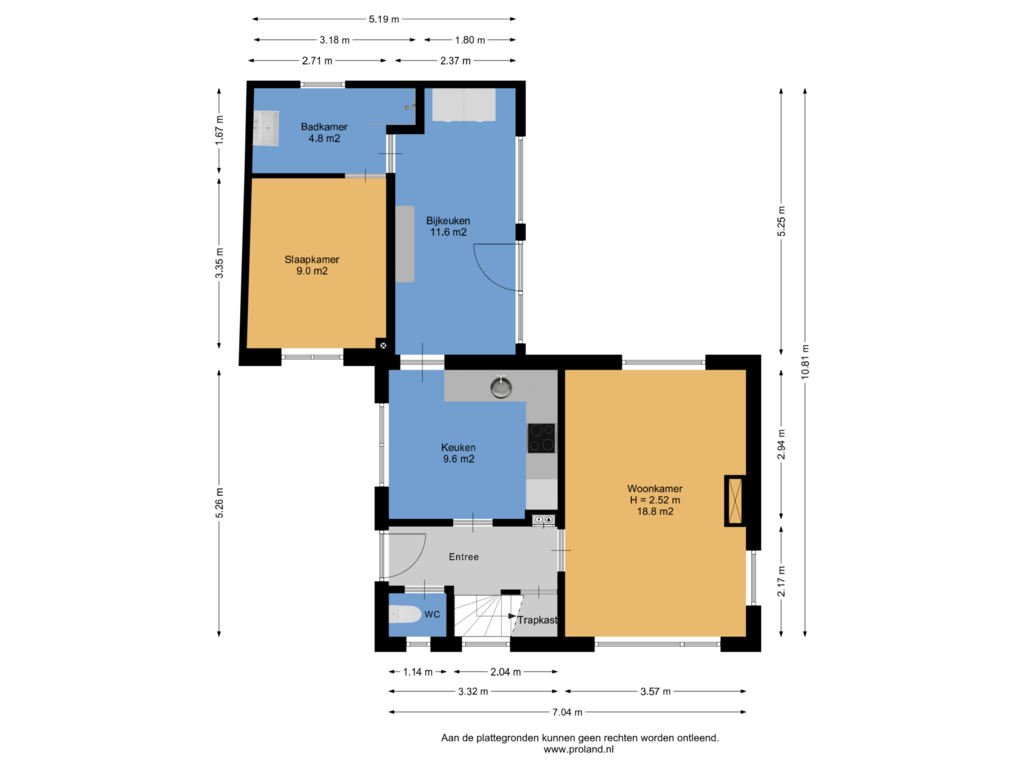 Bekijk plattegrond van Begane Grond van Rozenlaan 3