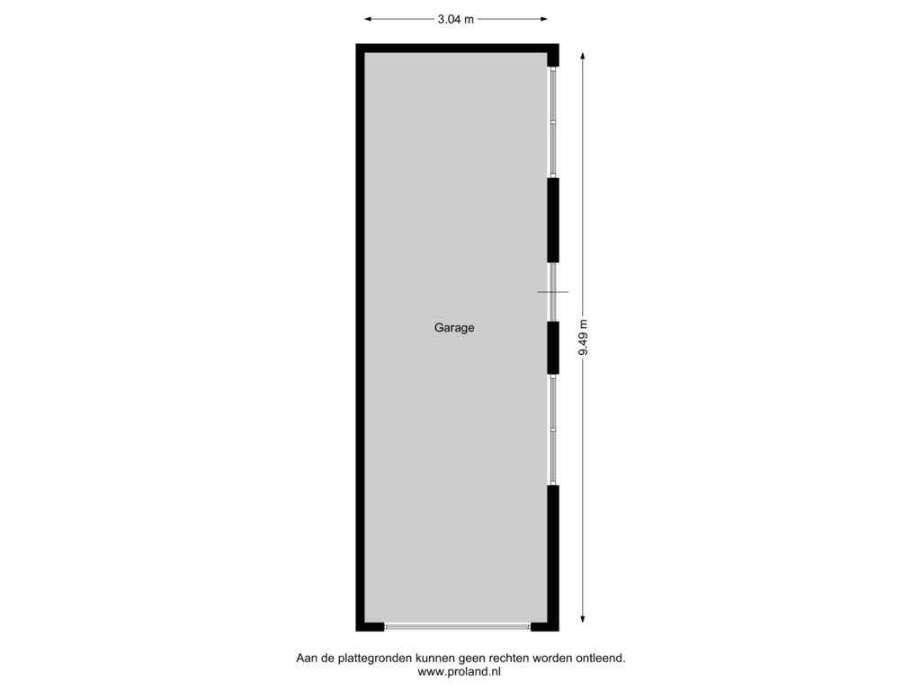 Bekijk plattegrond van Garage van Rozenlaan 3