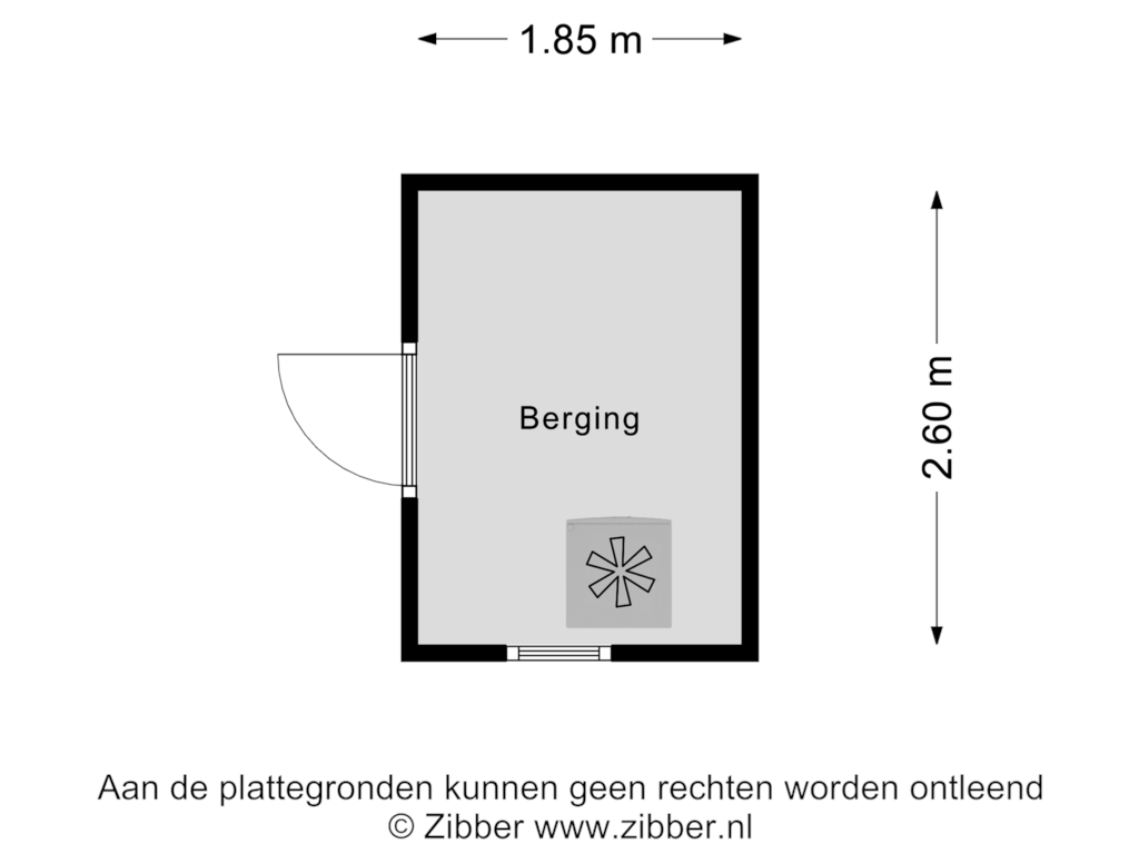 Bekijk plattegrond van Berging van Koekampstede 25