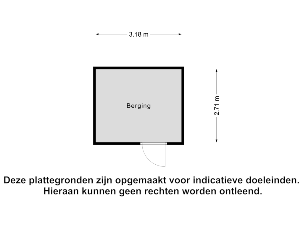 Bekijk plattegrond van Berging van Dassenburg 7